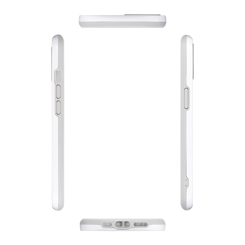iPhone 13 耐衝撃ハイブリッドケース「Duality」 ホワイト