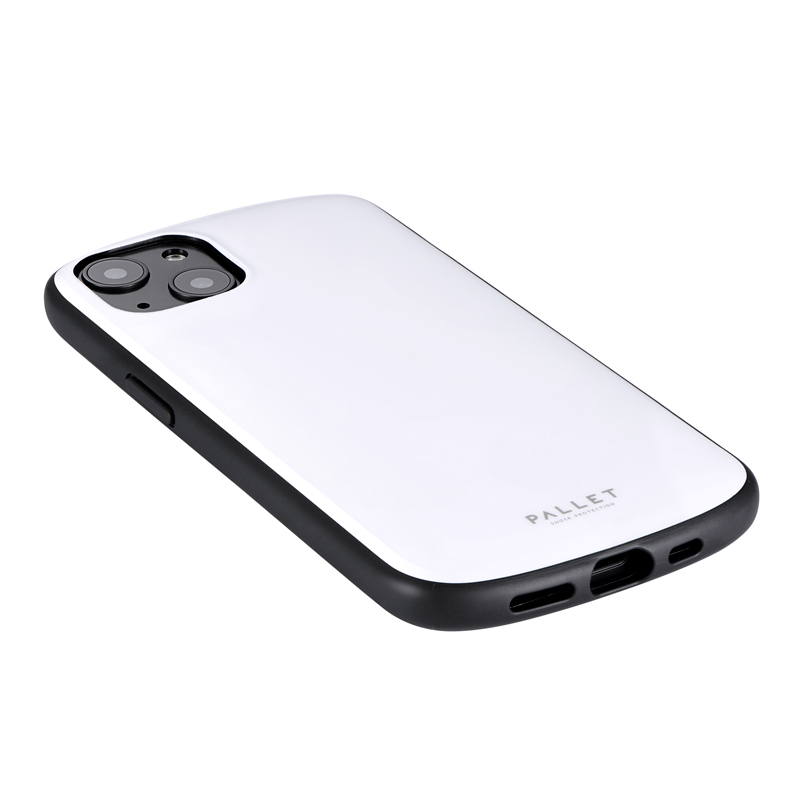 iPhone 13 超軽量・極薄・耐衝撃ハイブリッドケース「PALLET AIR」 ホワイト