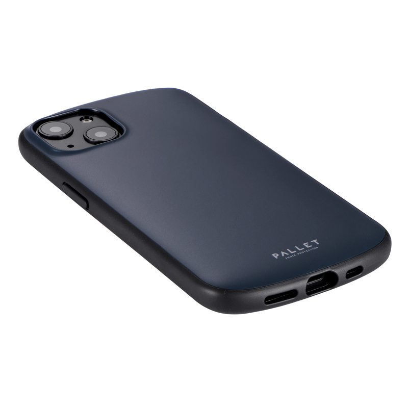 iPhone 13 超軽量・極薄・耐衝撃ハイブリッドケース「PALLET AIR」 マットダークグレー