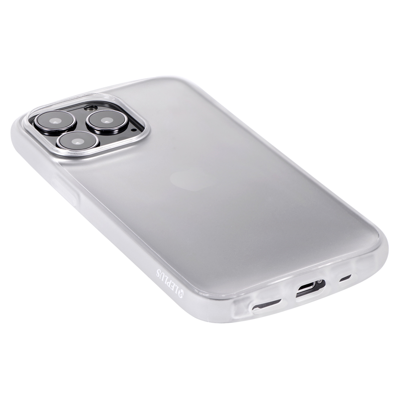 iPhone 13 Pro 耐衝撃マットハイブリッドケース「Frosty」 フロストホワイト