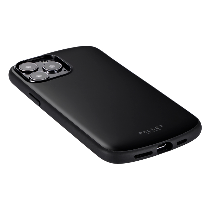 iPhone 13 Pro Max 超軽量・極薄・耐衝撃ハイブリッドケース「PALLET AIR」 ブラック