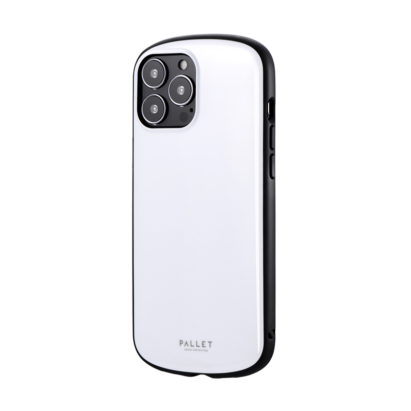 iPhone 13 Pro Max 超軽量・極薄・耐衝撃ハイブリッドケース「PALLET AIR」 ホワイト