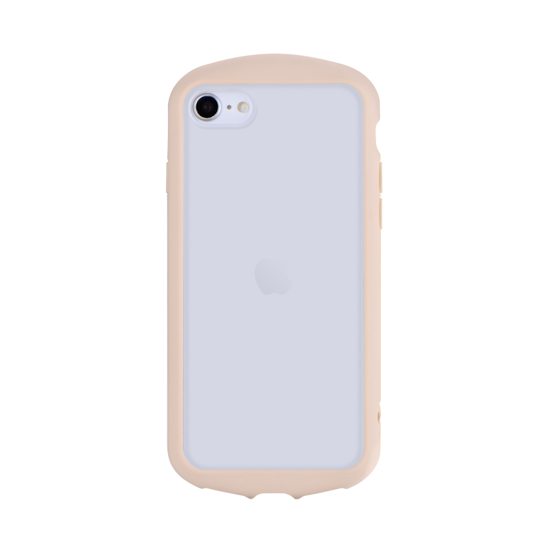 iPhone SE (第3世代)/SE (第2世代)/8 耐衝撃・背面クリアケース「Cleary」 ベージュ