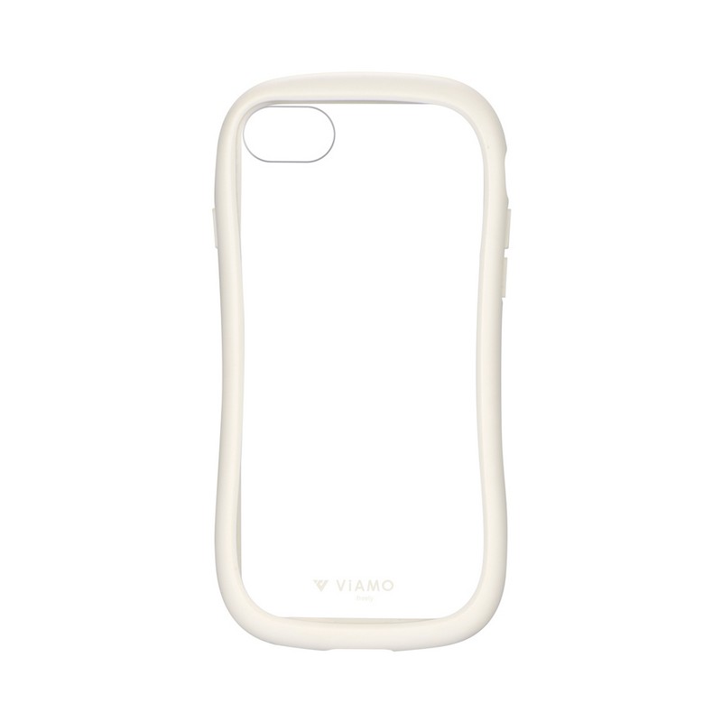iPhone SE (第3世代)/SE (第2世代)/8 耐傷・耐衝撃ハイブリッドケース 「ViAMO freely」 ミルクホワイト