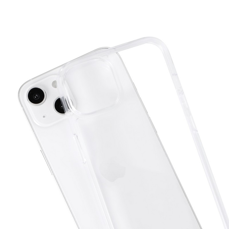 iPhone 14/13 耐傷・ガラスハイブリッドケース 「UTILO Glass」 クリア