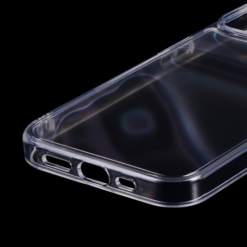 iPhone 14/13 耐傷・耐衝撃ハイブリッドケース 「UTILO Hologram」 クリア