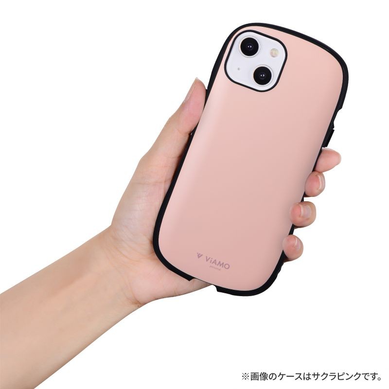 iPhone 14/13 耐衝撃ハイブリッドケース 「ViAMO personal」 ダークグレー