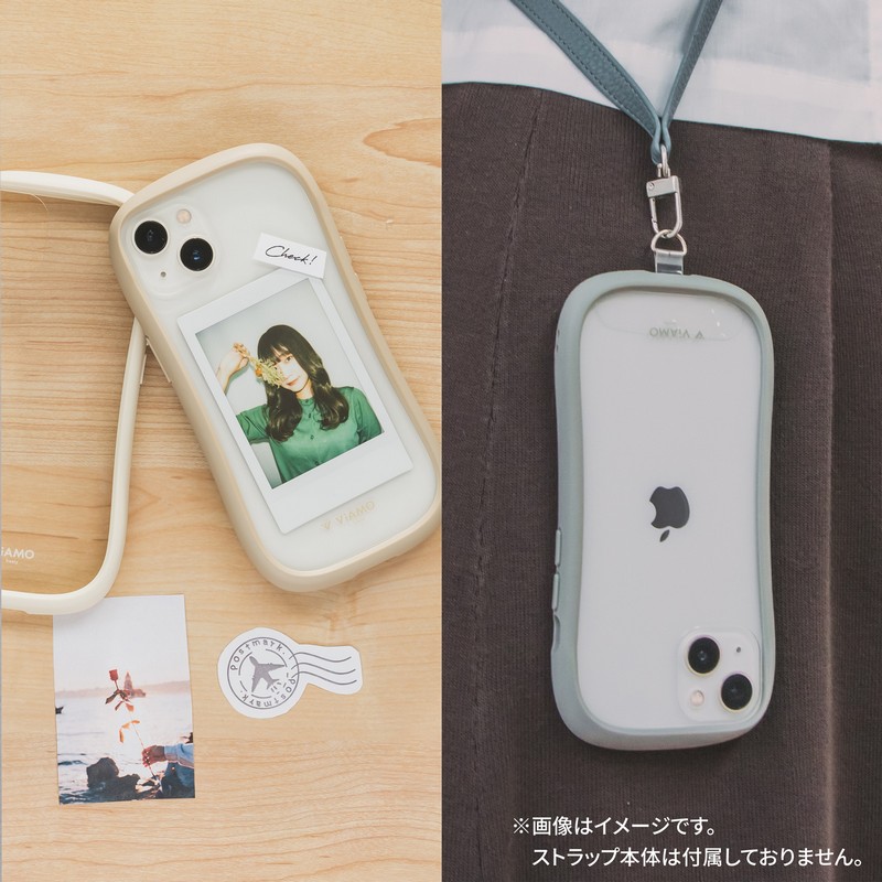iPhone 14/13 耐傷・耐衝撃ハイブリッドケース 「ViAMO freely」 ミルクホワイト