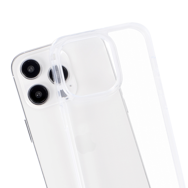 iPhone 14 Pro 耐傷・ガラスハイブリッドケース 「UTILO Glass」 クリア