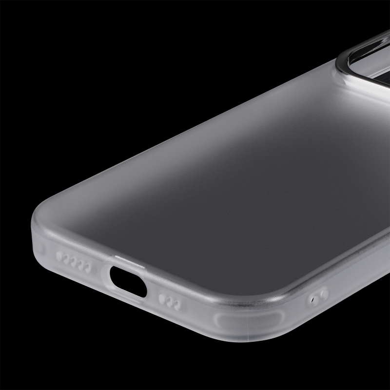 iPhone 14 Pro スタンド付き耐衝撃ハイブリッドケース 「UTILO Stand」 クリア
