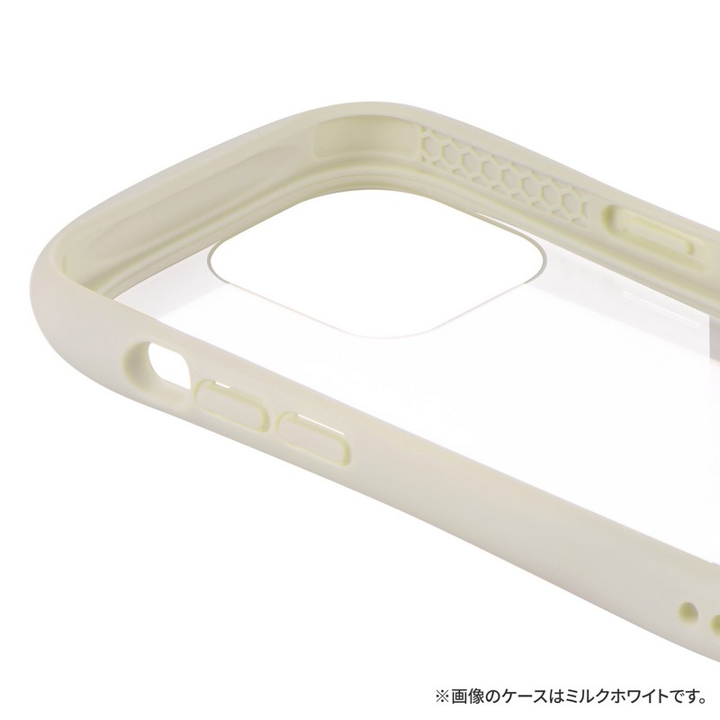 iPhone 14 Pro 耐傷・耐衝撃ハイブリッドケース 「ViAMO freely」 ライトグレー