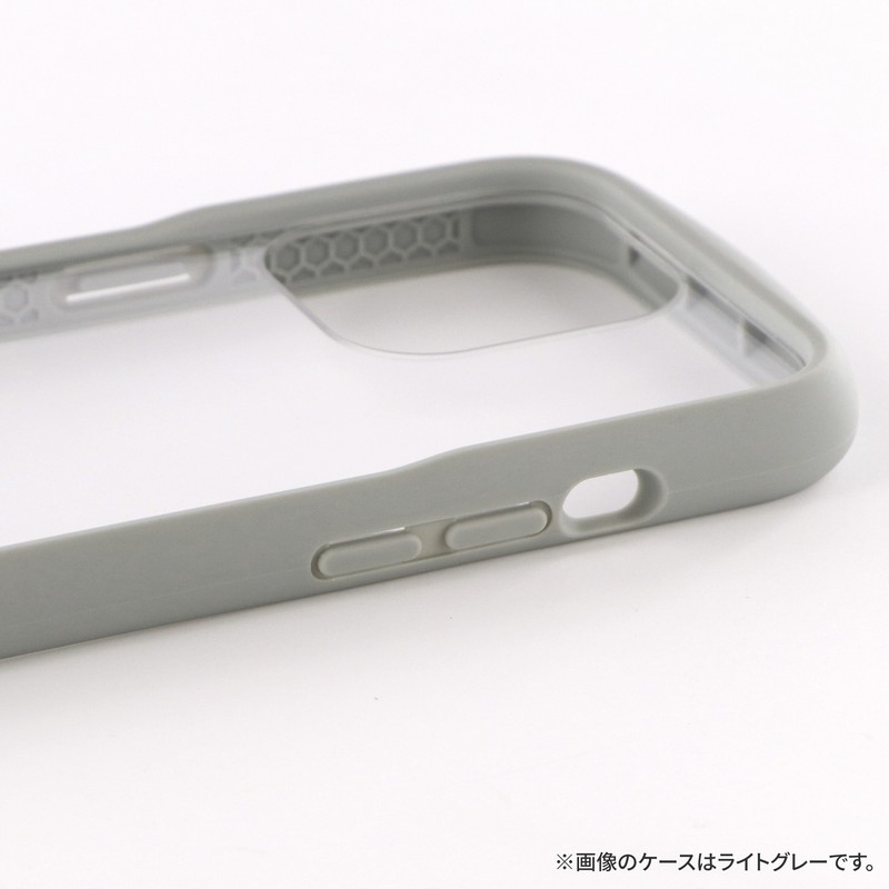 iPhone 14 Pro 耐衝撃ハイブリッドケース 「Cleary」 ラベンダー