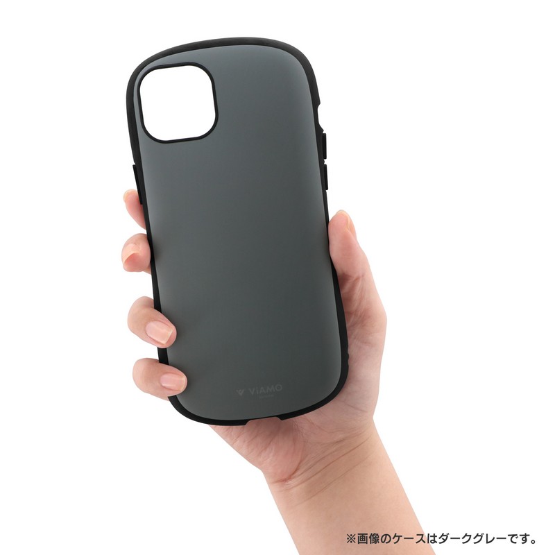 iPhone 14 Plus 耐衝撃ハイブリッドケース 「ViAMO personal」 メタルシャンパン