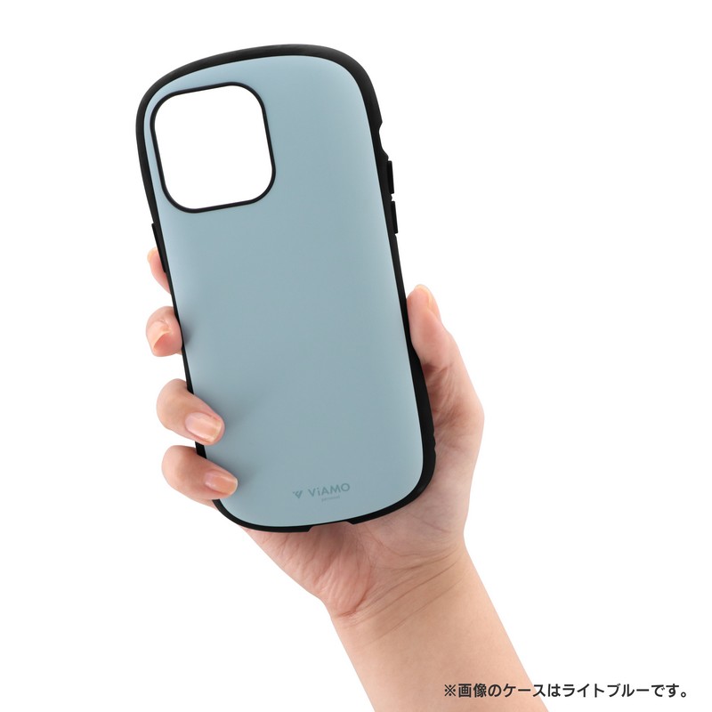 iPhone 14 Pro Max 耐衝撃ハイブリッドケース 「ViAMO personal」 ホワイトベージュ