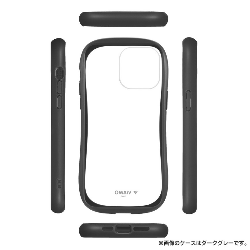 iPhone 14 Pro Max 耐傷・耐衝撃ハイブリッドケース 「ViAMO freely」 ダークグレー