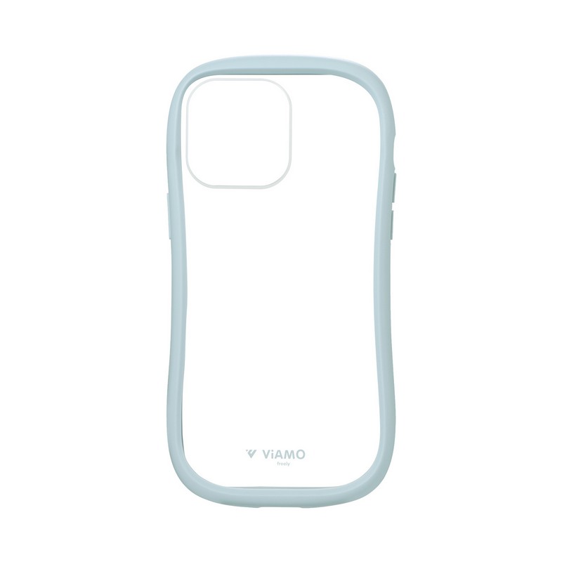 iPhone 14 Pro Max 耐傷・耐衝撃ハイブリッドケース 「ViAMO freely」 ライトブルー