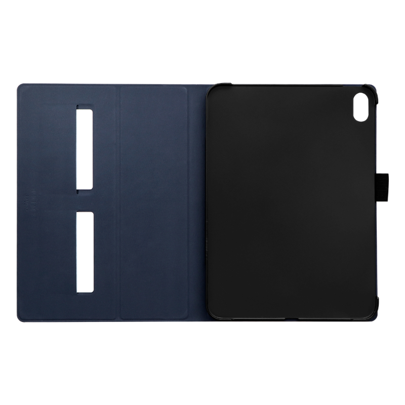 iPad 10.9inch (第10世代) 薄型PUレザーフラップケース「PRIME」 ネイビー