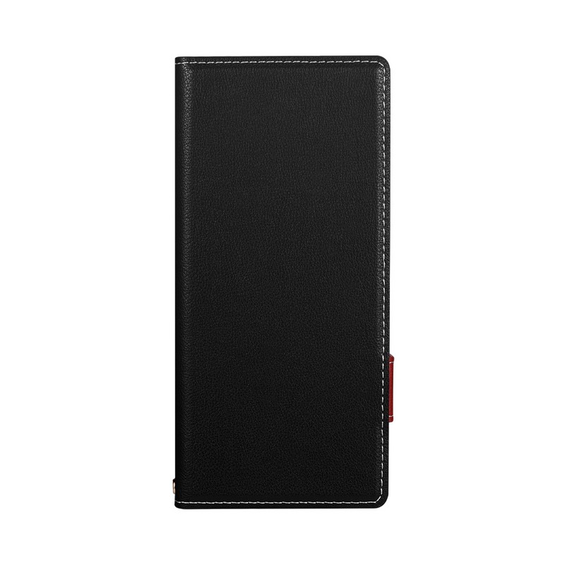 Xperia 10 V 薄型・軽量PUレザー手帳ケース 「Twoal W」 ブラック