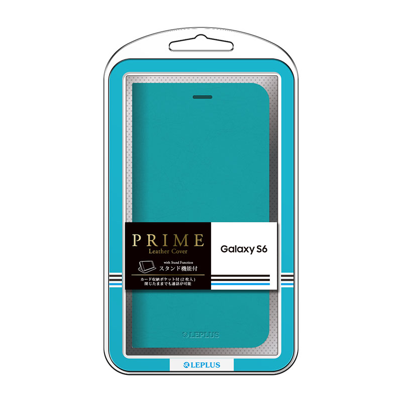 Galaxy S6 SC-05G ブックタイプPUレザーケース 「PRIME」 ブルー