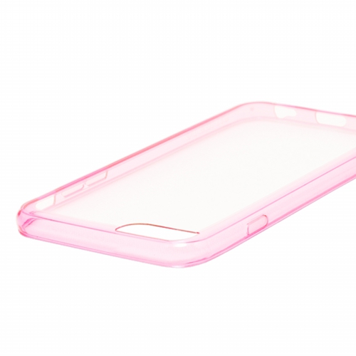 iPhone 6/6S [ZERO HV] 超極薄0.5mm ハイブリッドケース クリア+ピンク
