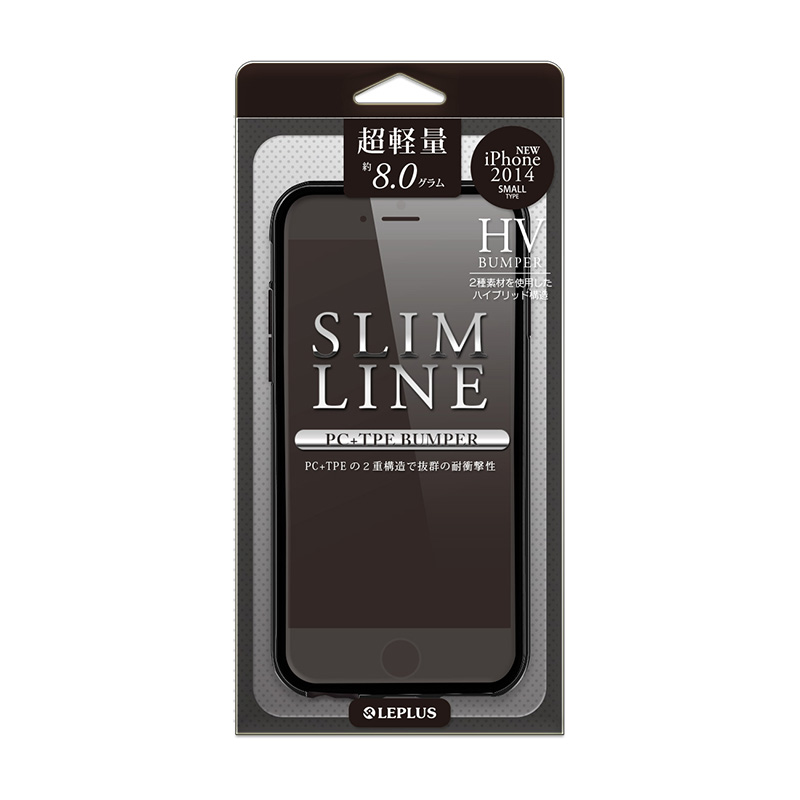 iPhone 6 [SLIM LINE] ハイブリッドバンパー ブラック