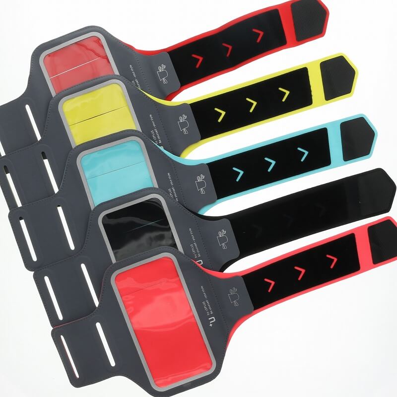 スマートフォン汎用 【+U】Aaron/Armband-Type/スマートフォンケース/ベビーブルー