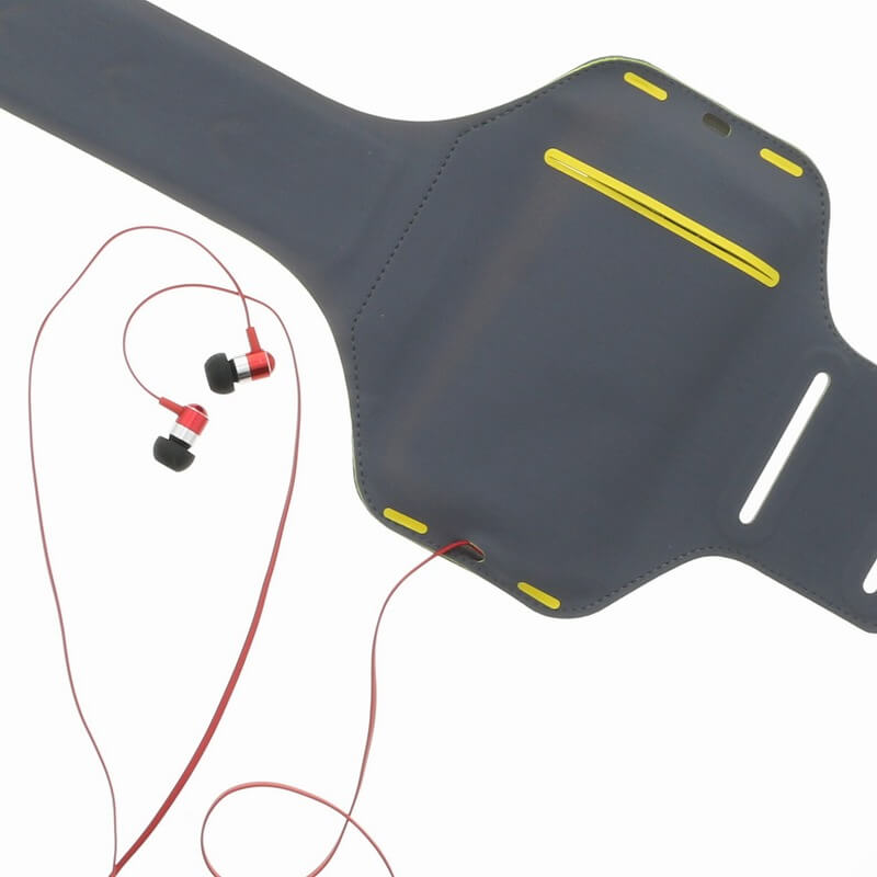 スマートフォン汎用 【+U】Aaron/Armband-Type/スマートフォンケース/ベビーブルー