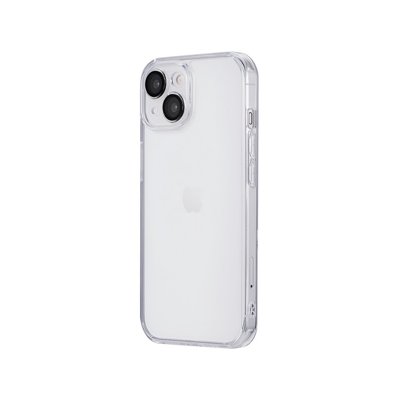 iPhone 15 カメラレンズ保護ハイブリッドケース 「UTILO All Cover」 クリア
