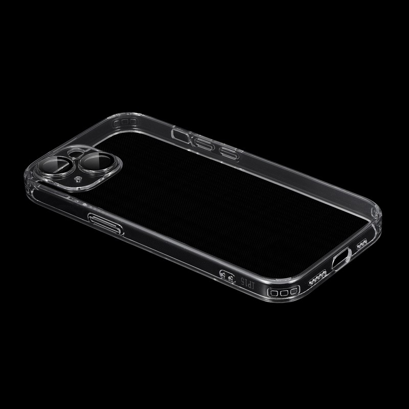 iPhone 15 カメラレンズ保護ガラスハイブリッドケース 「UTILO All Glass Cover」 クリア