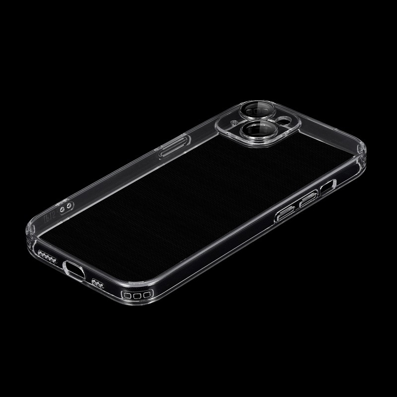iPhone 15 カメラレンズ保護ガラスハイブリッドケース 「UTILO All Glass Cover」 クリア