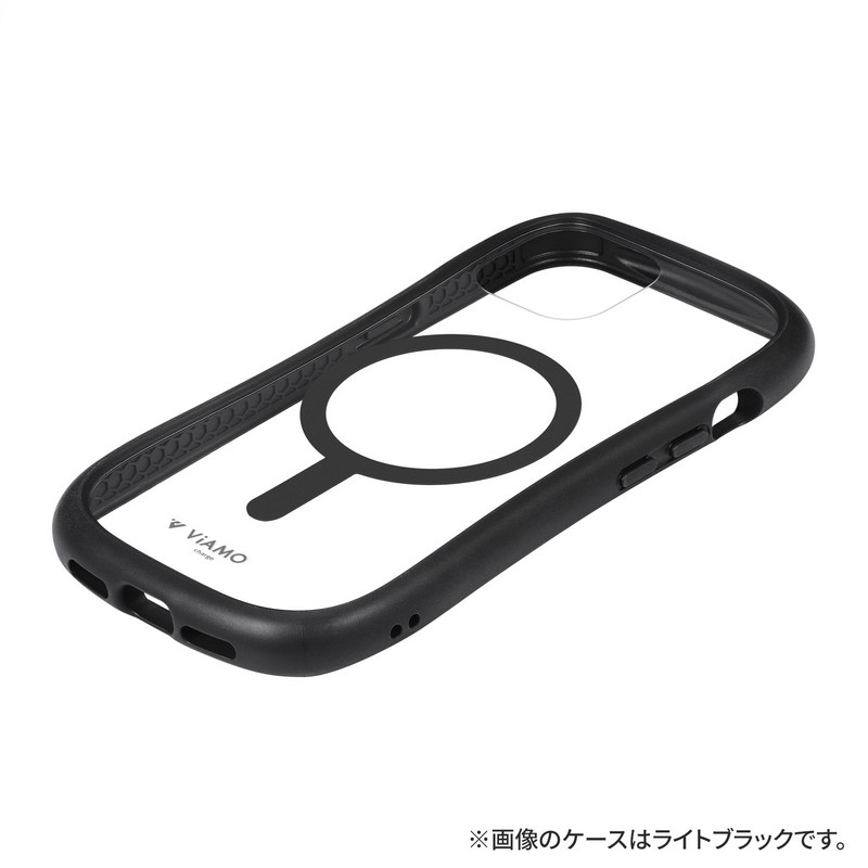 iPhone 15/iPhone 14 高速充電対応・耐傷・耐衝撃ハイブリッドケース 「ViAMO charge」 ライトブルー
