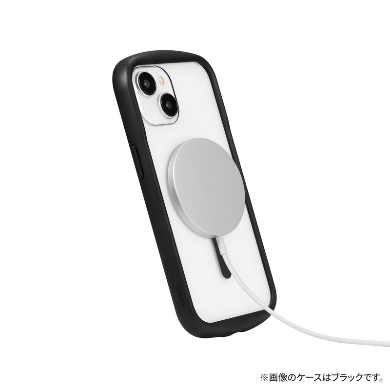 iPhone 15/iPhone 14 高速充電対応・耐衝撃ハイブリッドケース 「Cleary charge」 スターライト