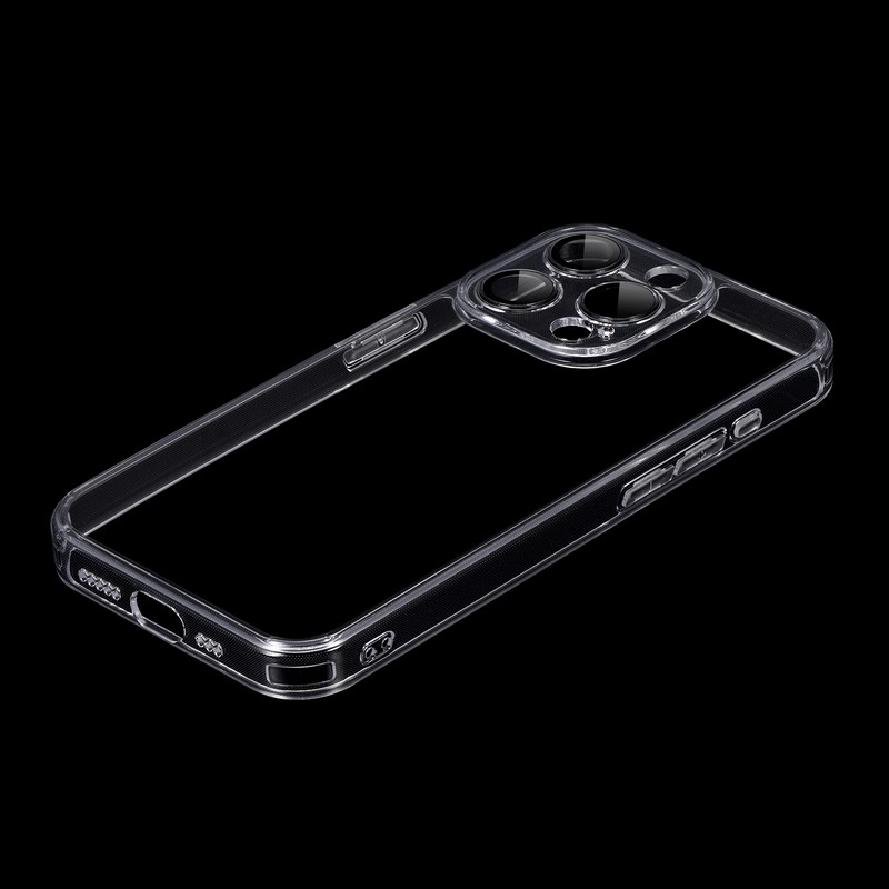 iPhone 15 Pro カメラレンズ保護ハイブリッドケース 「UTILO All Cover」 クリア