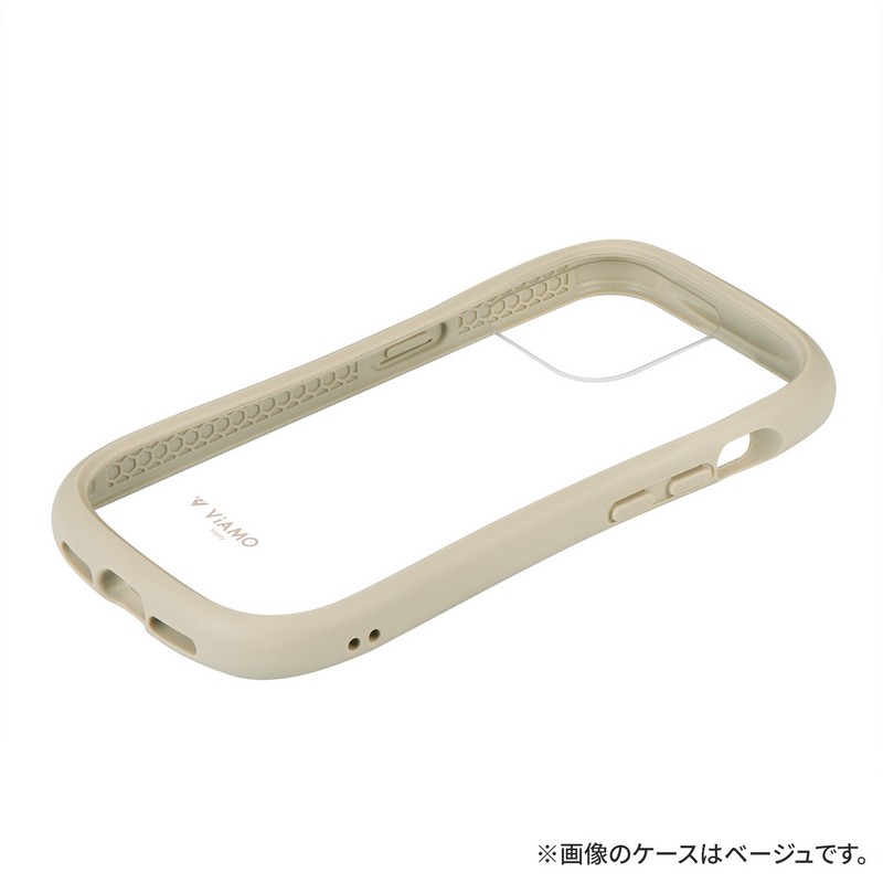 iPhone 15 Pro 耐傷・耐衝撃ハイブリッドケース 「ViAMO freely」 ミルクホワイト