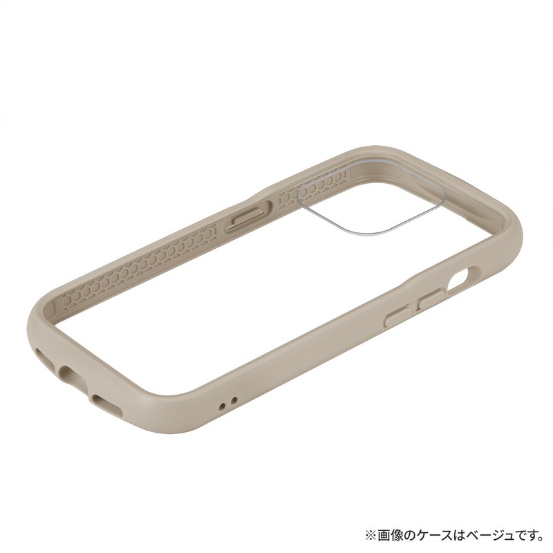 iPhone 15 Pro 耐衝撃ハイブリッドケース 「Cleary」 ラベンダー