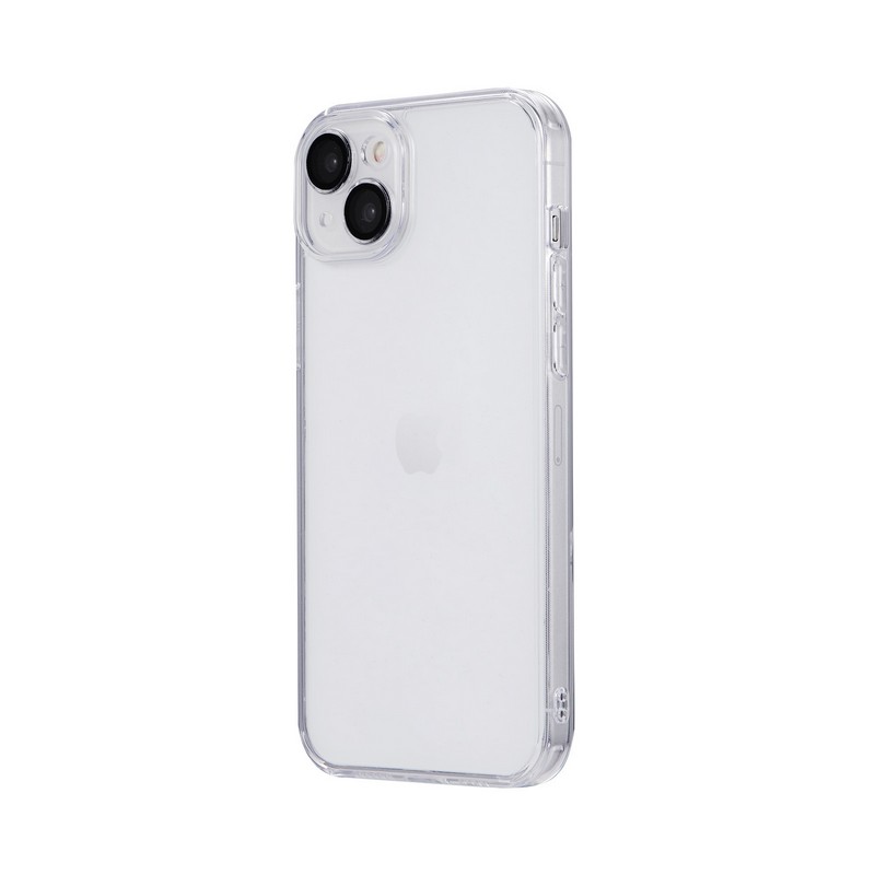 iPhone 15 Plus カメラレンズ保護ハイブリッドケース 「UTILO All Cover」 クリア