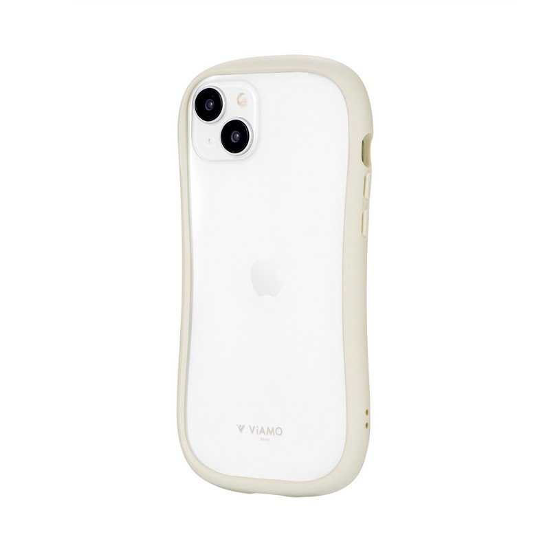 iPhone 15 Plus/iPhone 14 Plus 耐傷・耐衝撃ハイブリッドケース 「ViAMO freely」 ミルクホワイト
