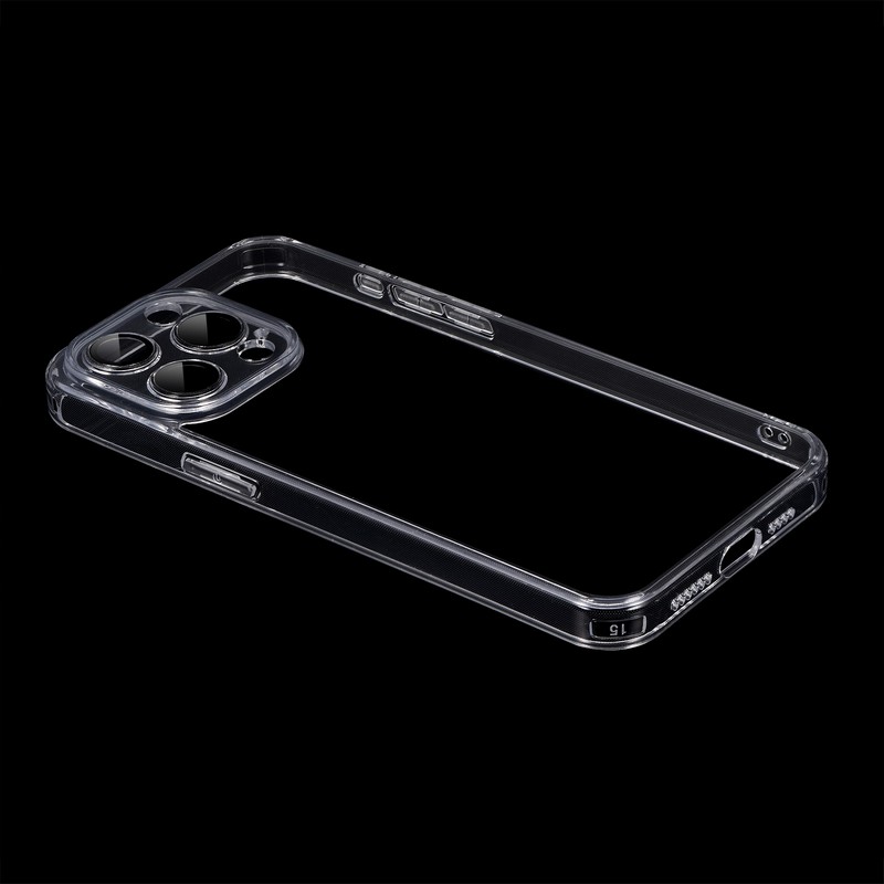 iPhone 15 Pro Max カメラレンズ保護ハイブリッドケース 「UTILO All Cover」 クリア