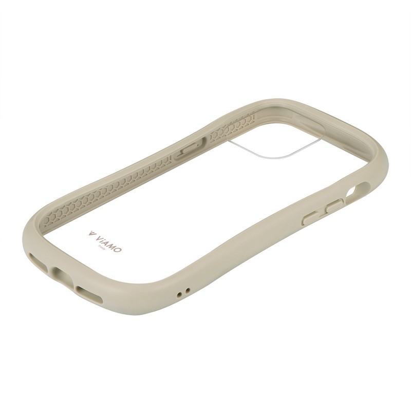 iPhone 15 Pro Max 耐傷・耐衝撃ハイブリッドケース 「ViAMO freely」 ベージュ