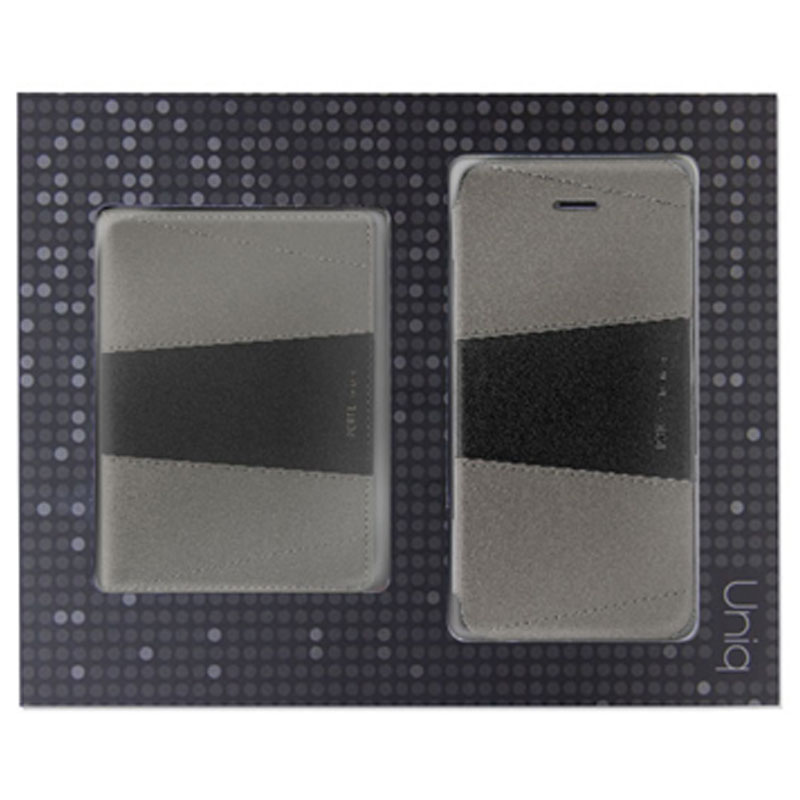 【Uniq】【Gift Pack】【PORTE】iPhone SE/5S/5 + Name Card Holder （London Fog）