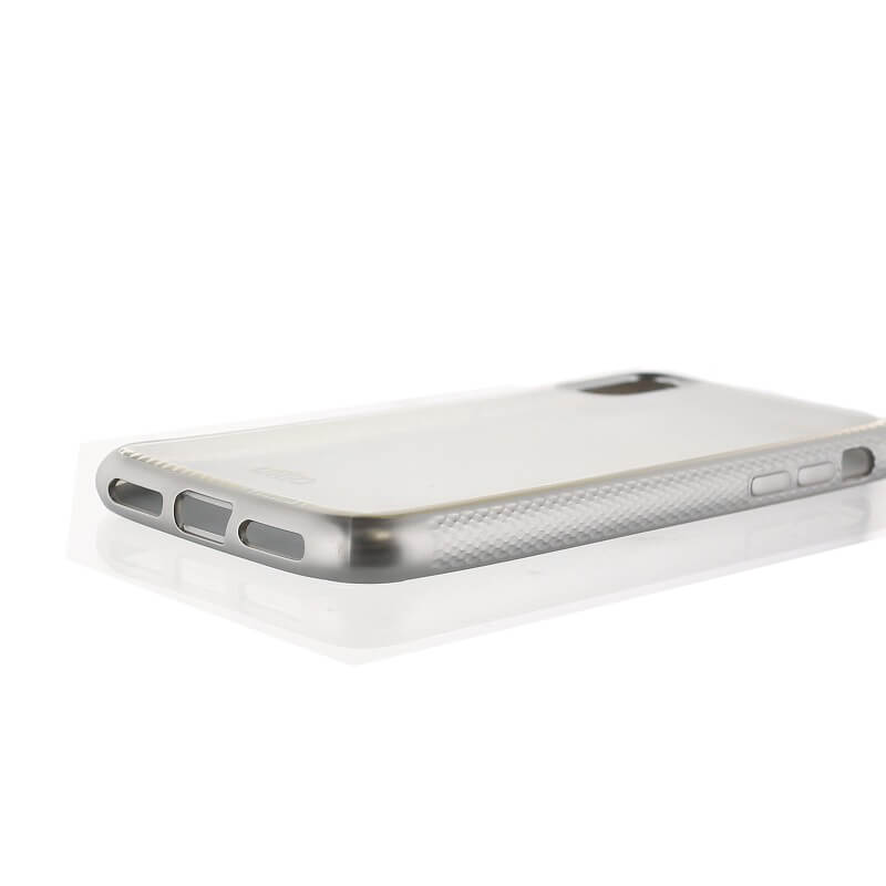iPhone XS/iPhone X シェル型ケース/メタルソフト/Glacier Frost Xtreme/ Gunmetal（Silver)