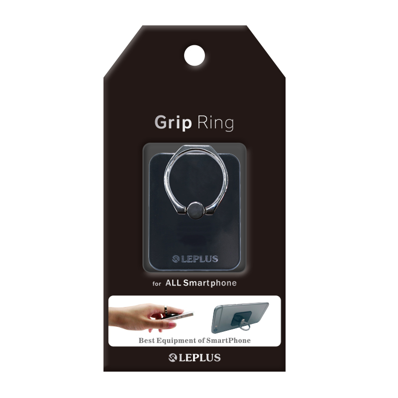 スマートフォンリング 「Grip Ring」 ブラック