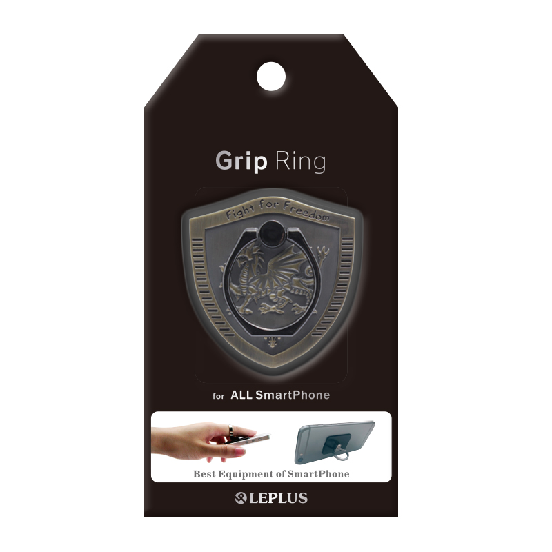 スマートフォンリング 「Grip Ring」 【Dragon】 ゴールド