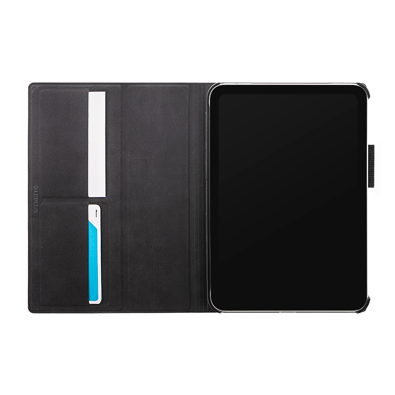 2021 iPad mini (第6世代) 薄型PUレザーフラップケース「PRIME」  ブラック