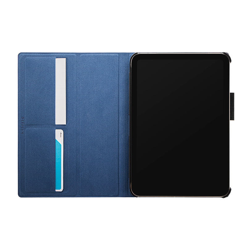 2021 iPad mini (第6世代) 薄型PUレザーフラップケース「PRIME」  ネイビー
