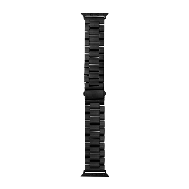 Apple Watch 38/40/41mm バンド 「CORVIN」 ベーシックメタルバンド ブラック