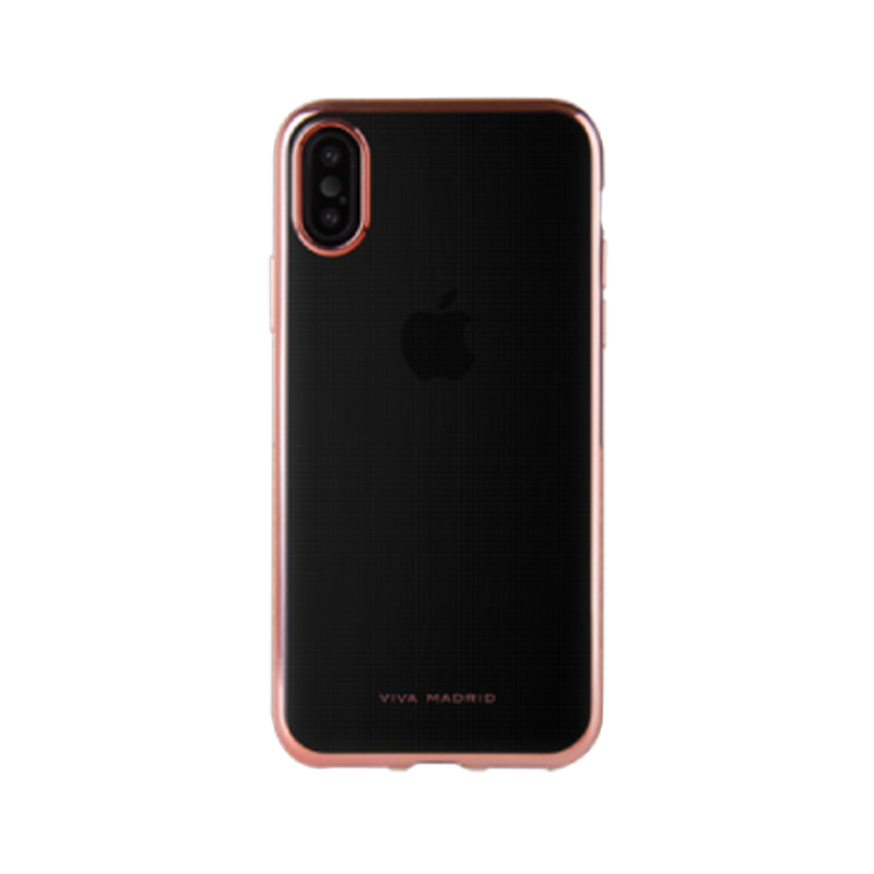 iPhone XS/iPhone X シェル型ケース/メタルソフト/Metalico Flex Collection/Rose Gold
