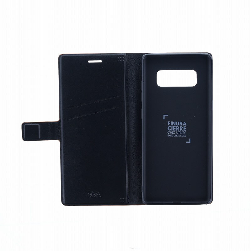 Galaxy Note8 SC-01K/SCV37/手帳型ケース/薄型PU/Finura Cierre Collection/Brown