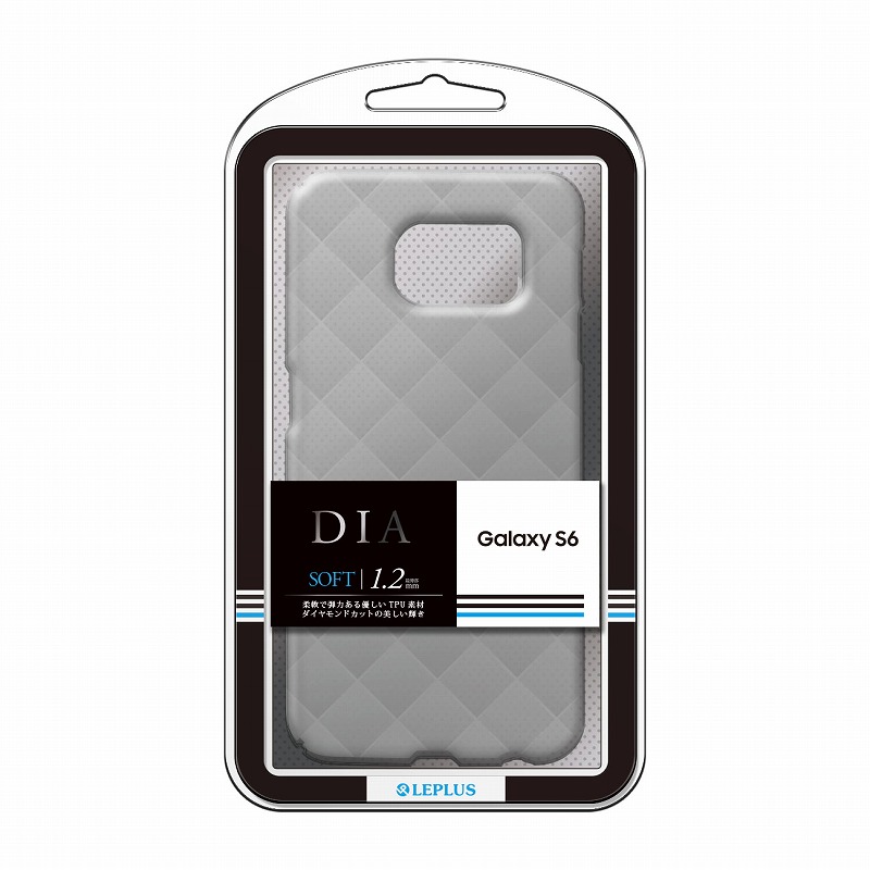 Galaxy S6 SC-05G TPUケース 「DIA SOFT」 クリアブラック