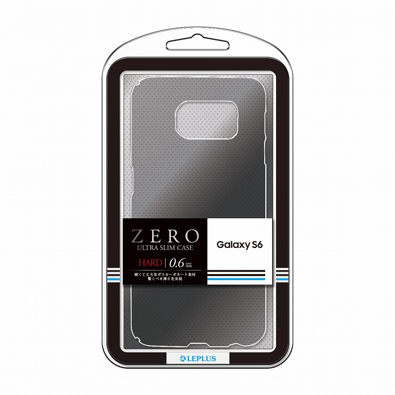 Galaxy S6 SC-05G 超極薄ハードケース 「ZERO HARD」 クリアブラック